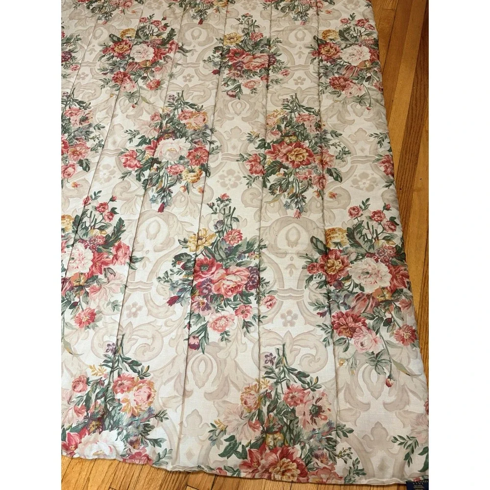 Vintage Ralph Lauren Elsa Grasslands Floral Yellow Floral Twin Comforter